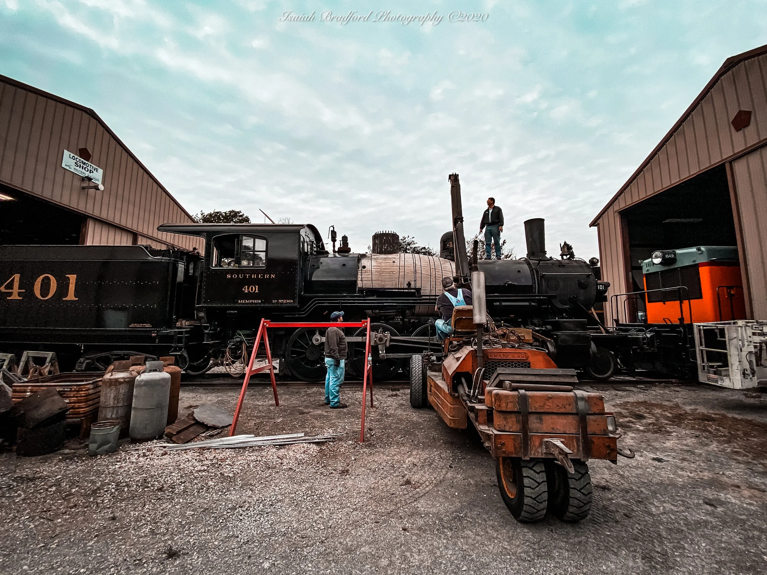 Southern #401 15-Year Inspection — Monticello Railway Museum